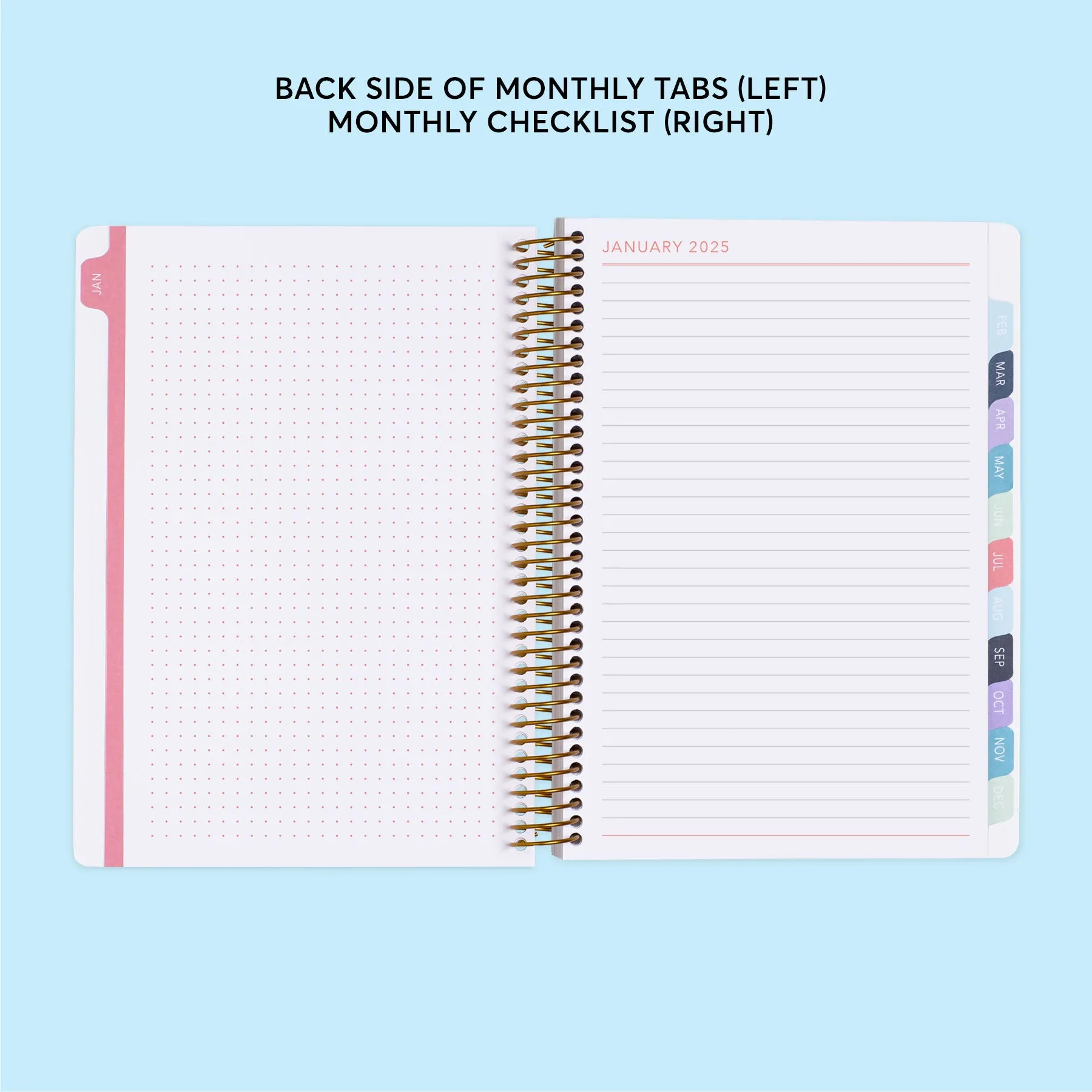 6x9 Fitness Planner - Multicolor Flowing Ink