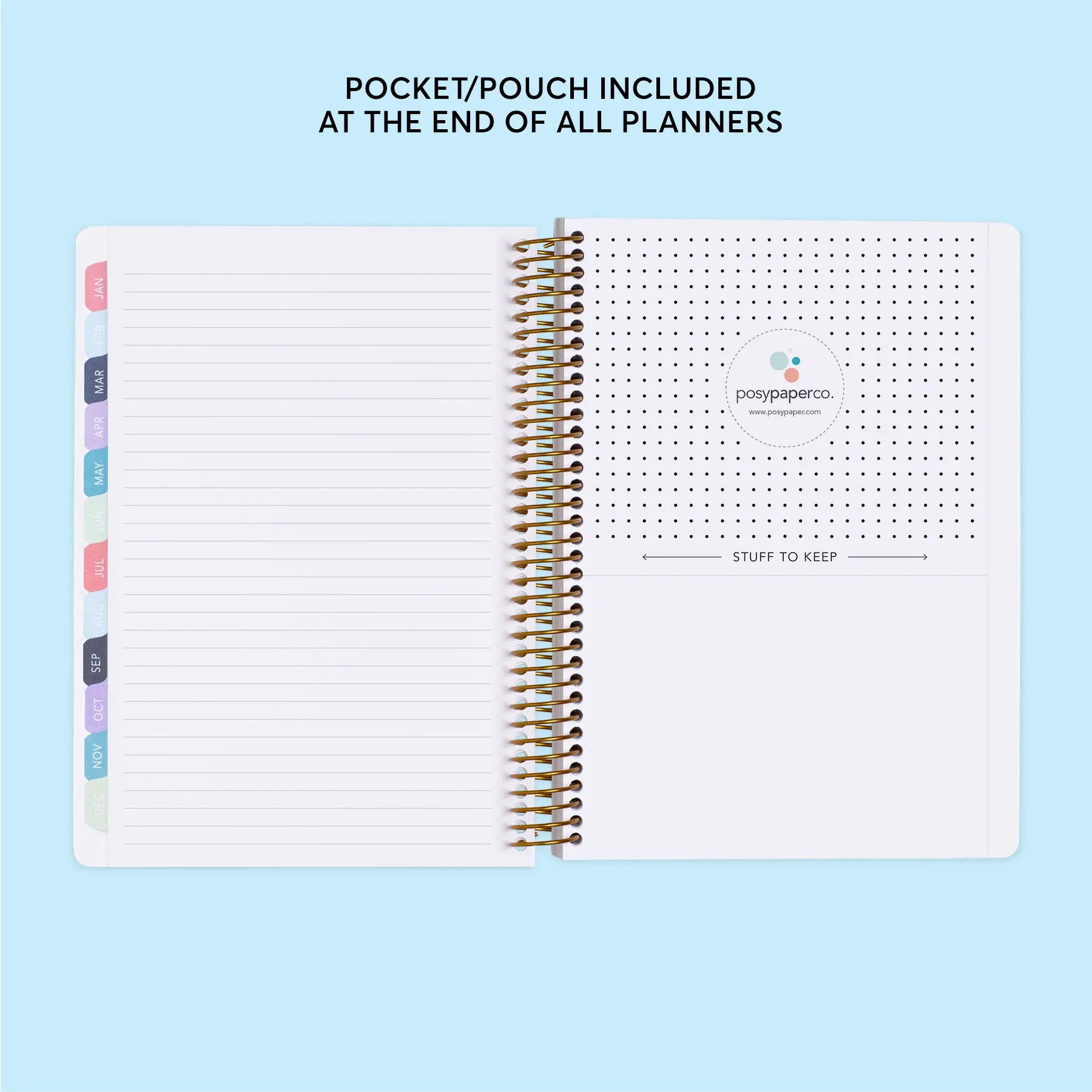 6x9 Fitness Planner - Multicolor Flowing Ink
