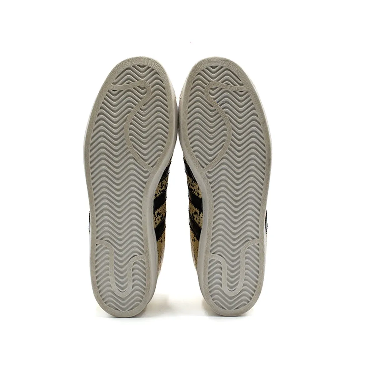 Adidas Superstar High-Top Sneakers Leather Gold Colour For Women