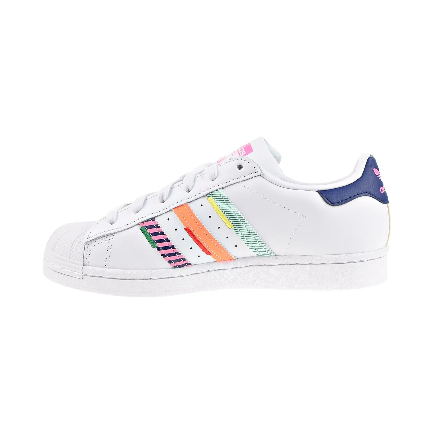 Adidas Superstar Women's Shoes Cloud White/Night Sky/Green