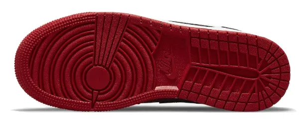 Air Jordan 1 Mid shoes Gym Red Black White GS