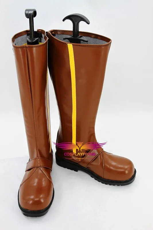 Anime RWBY Yellow Trailer Yang Xiao Long Cosplay Shoes Boots Custom Made for Adult Men and Women Halloween Carnival