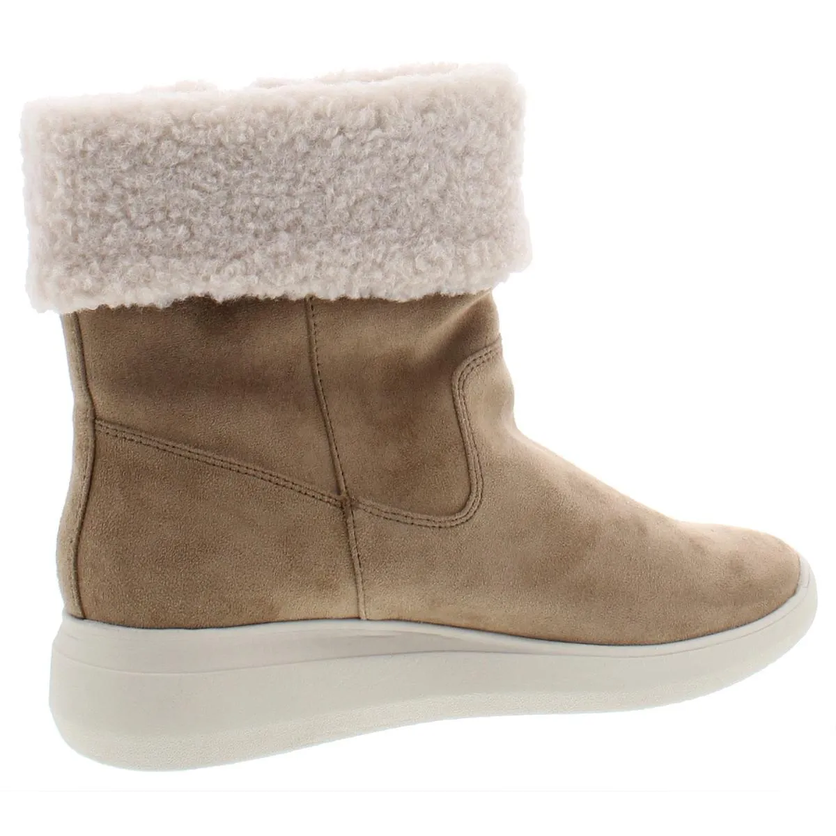 Anne Klein Sport Womens Frizby Faux Fur Cold Weather Booties