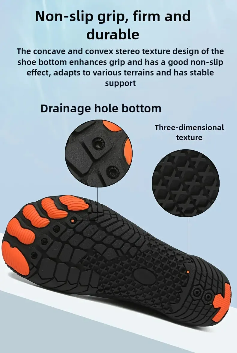 Breathable Non-slip Barefoot Shoes Lightweight Five Fingers Sports Hiking Shoes