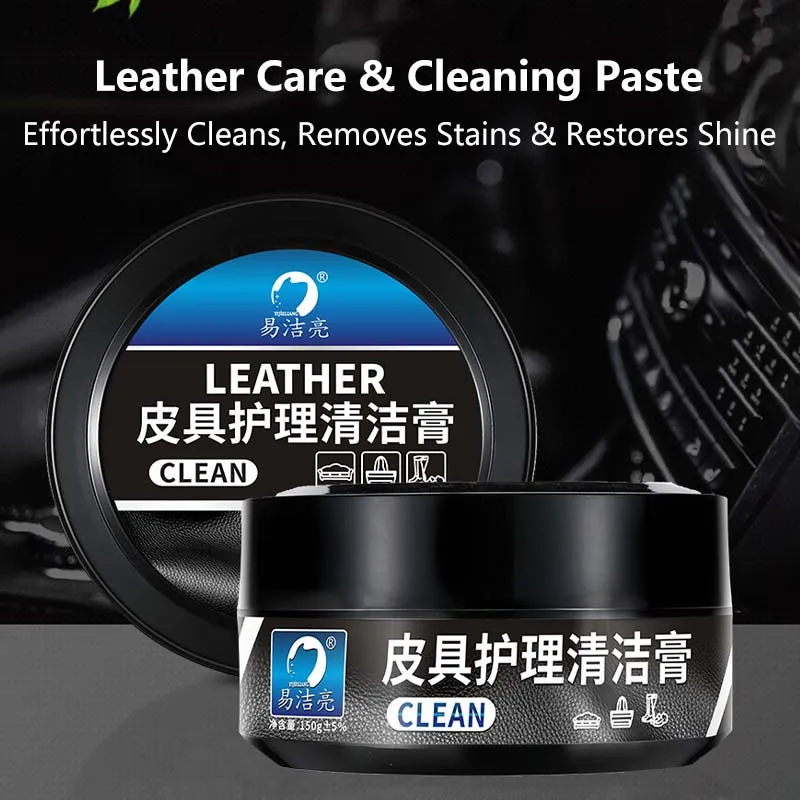 【Buy 1 Free 1】Leather Care Cleaning Paste – Multi-Purpose Leather Cleaner & Conditioner | Shoes, Bags, Sofa, Seats, Belts