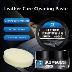 【Buy 1 Free 1】Leather Care Cleaning Paste – Multi-Purpose Leather Cleaner & Conditioner | Shoes, Bags, Sofa, Seats, Belts