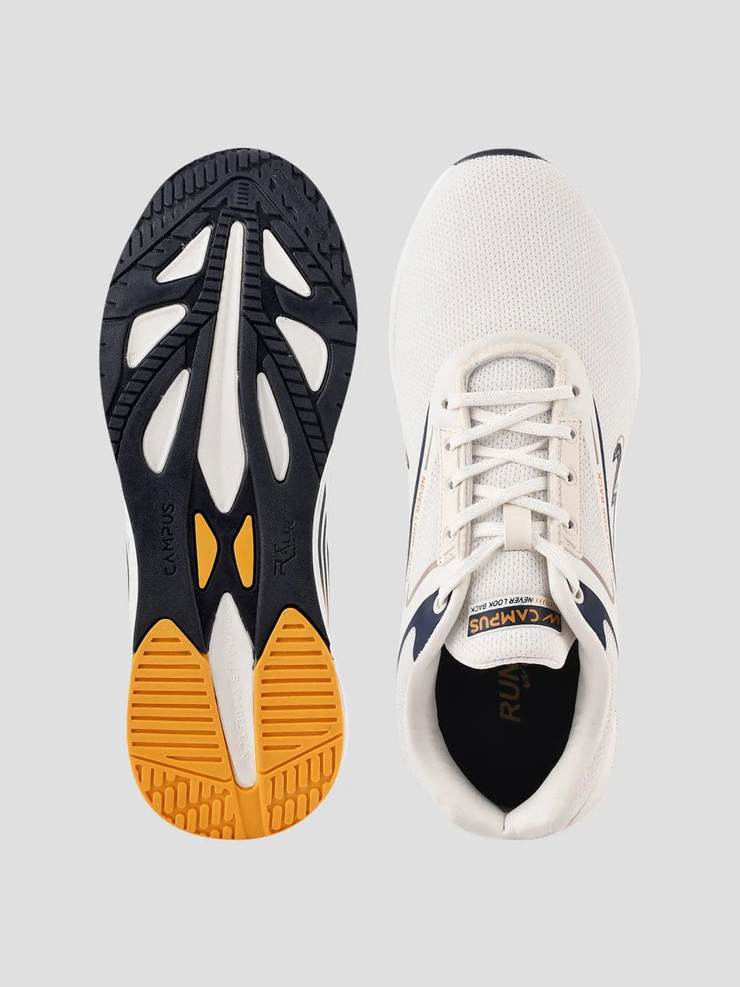 CAMP-DELIGHT White Men's Running Shoes