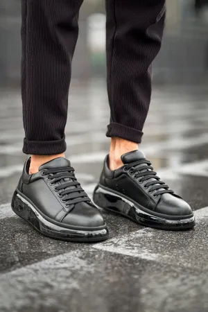 CH295 CST Sollievo Men's Sport Sneakers Shoes Full BLACK