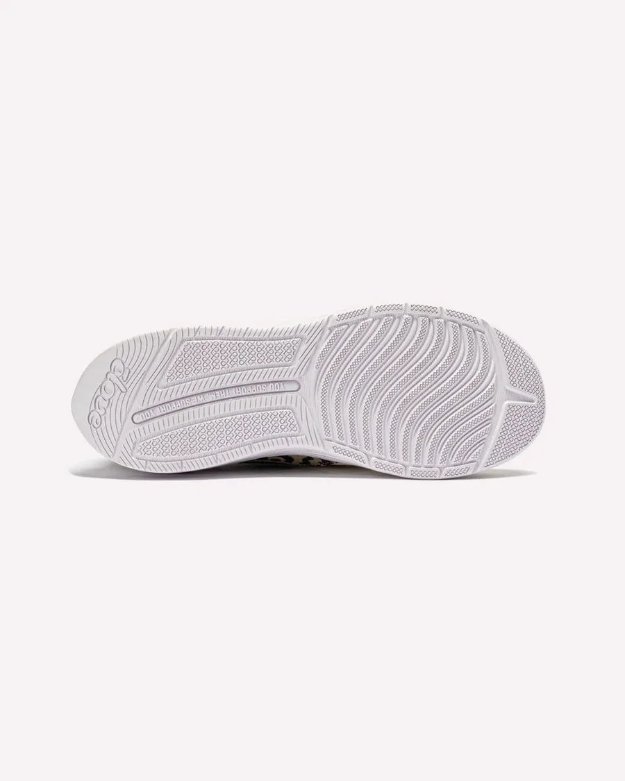 Clove  - Aero's Shoes - Limited Edition - White / Gold Leopard