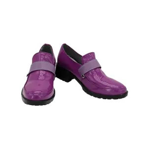 Comics JoJo's Bizarre Adventure Caesar Anthonio Zeppeli Purple Cosplay Shoes Boots Custom Made for Adult Men and Women Halloween Carnival