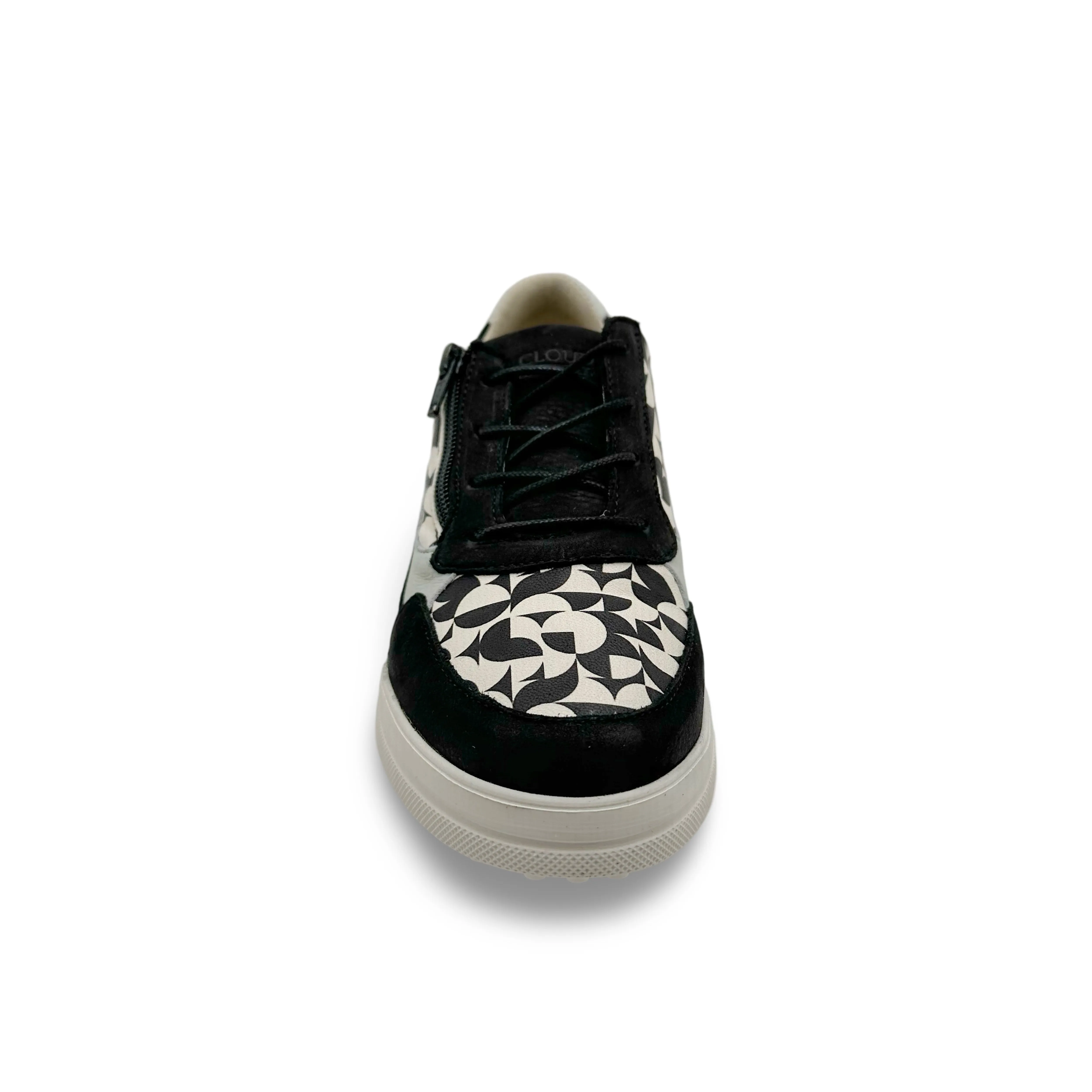 DAPHNE Black & White Sneaker