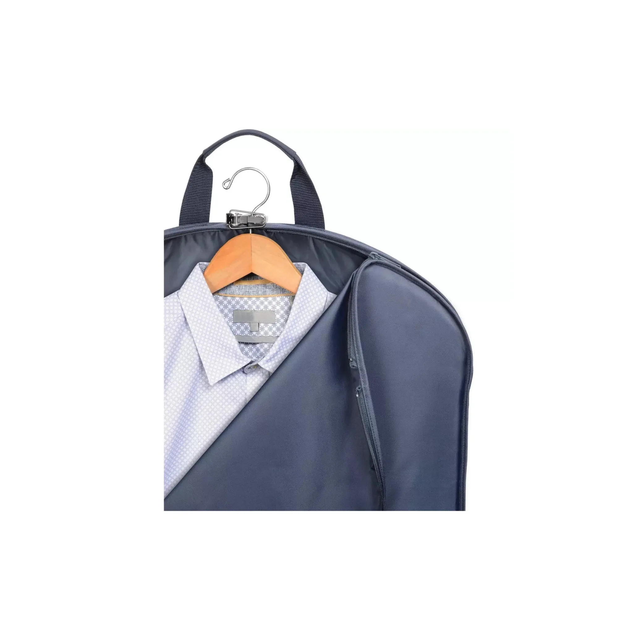 Deluxe Extra Capacity Travel Garment Bag with Pockets 45"