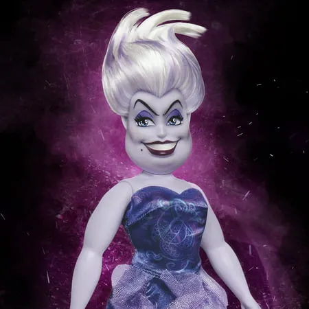Disney Villains Ursula Fashion Doll, Accessories and Removable Clothes, Standard