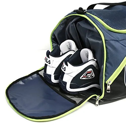 Fila Advantage 19" Sport Duffel Bag, Blue/Lime