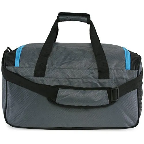 Fila Racer Sm Travel Gym Sport Duffel Bag, Grey/Blue