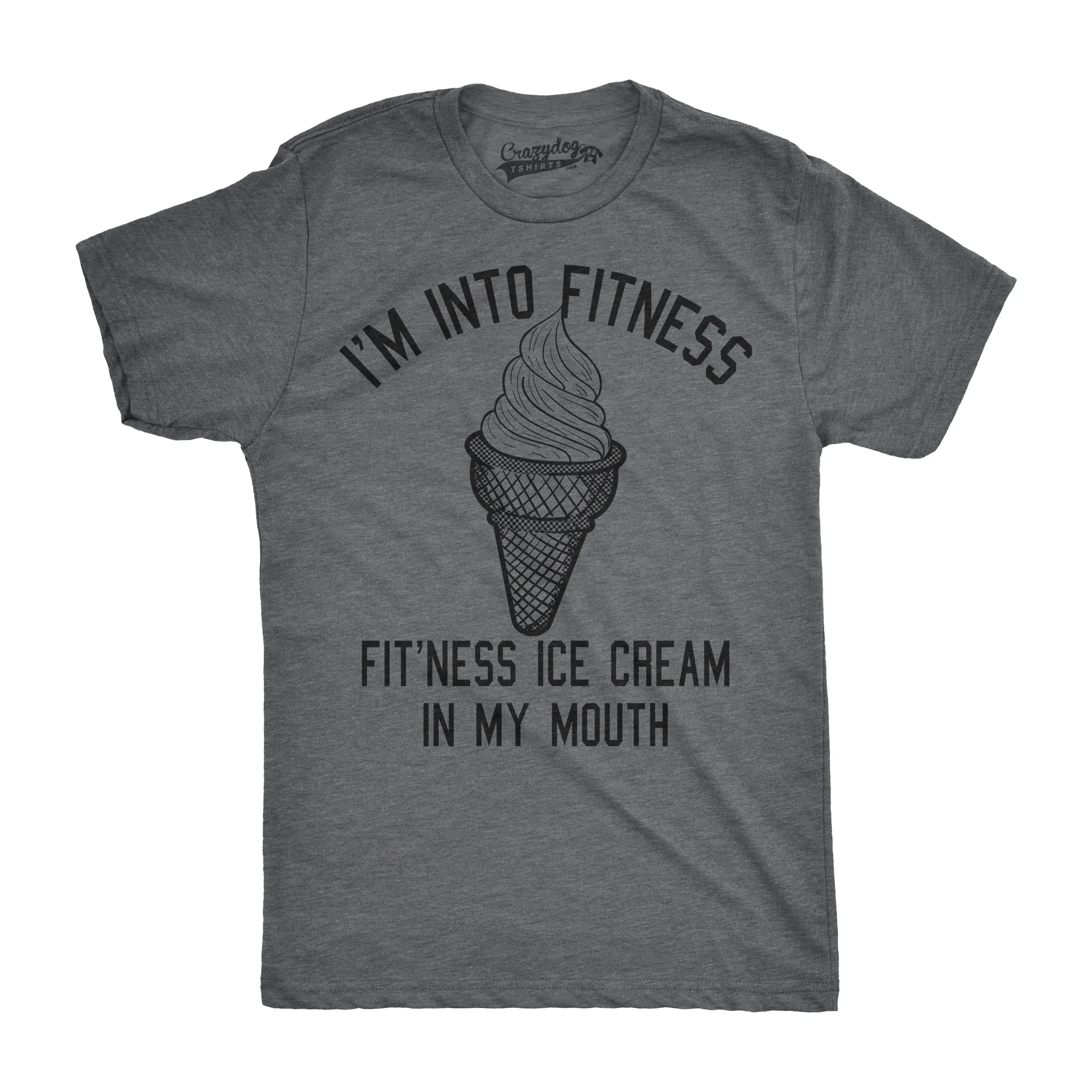 Fitness Ice Cream In My Mouth Men's T Shirt