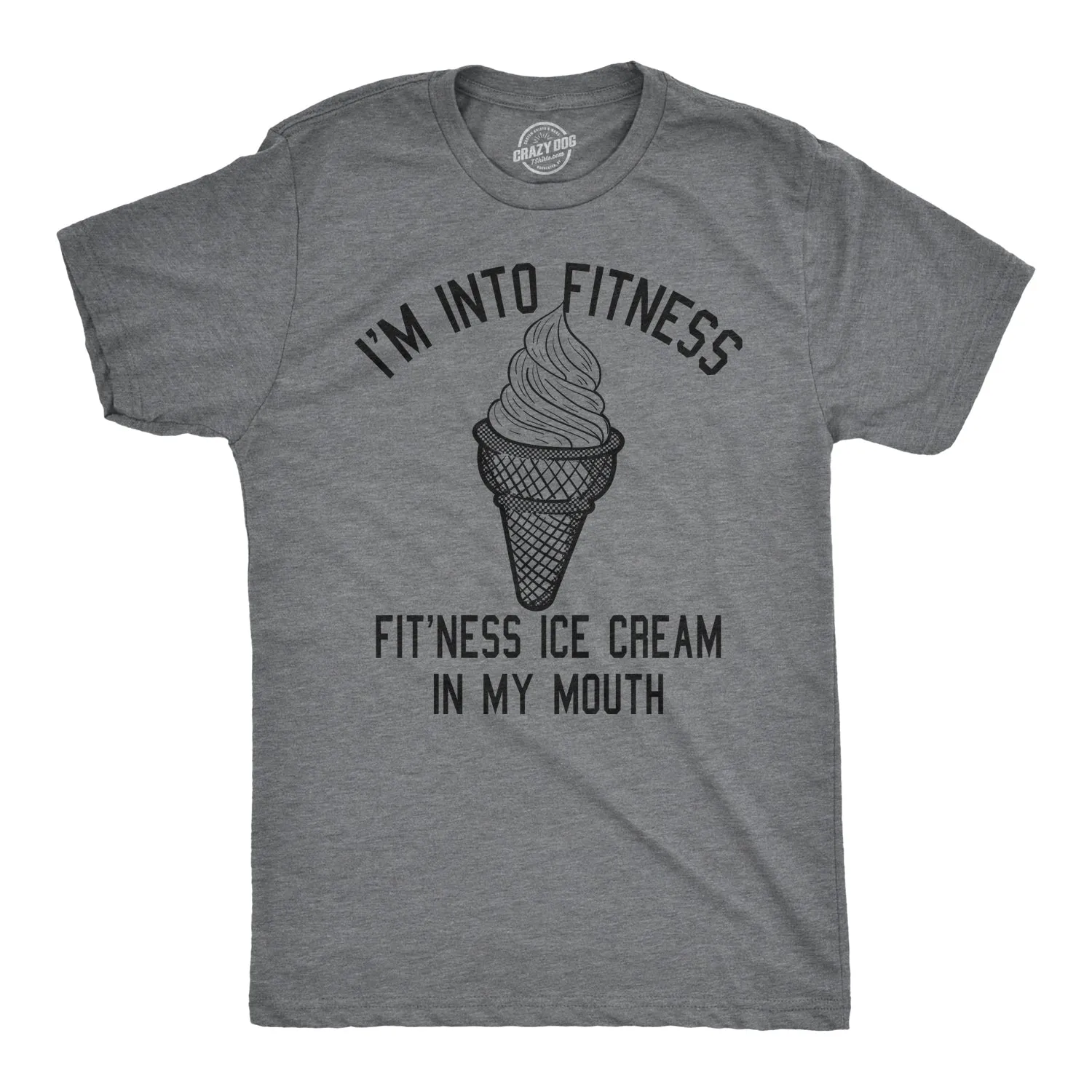 Fitness Ice Cream In My Mouth Men's T Shirt