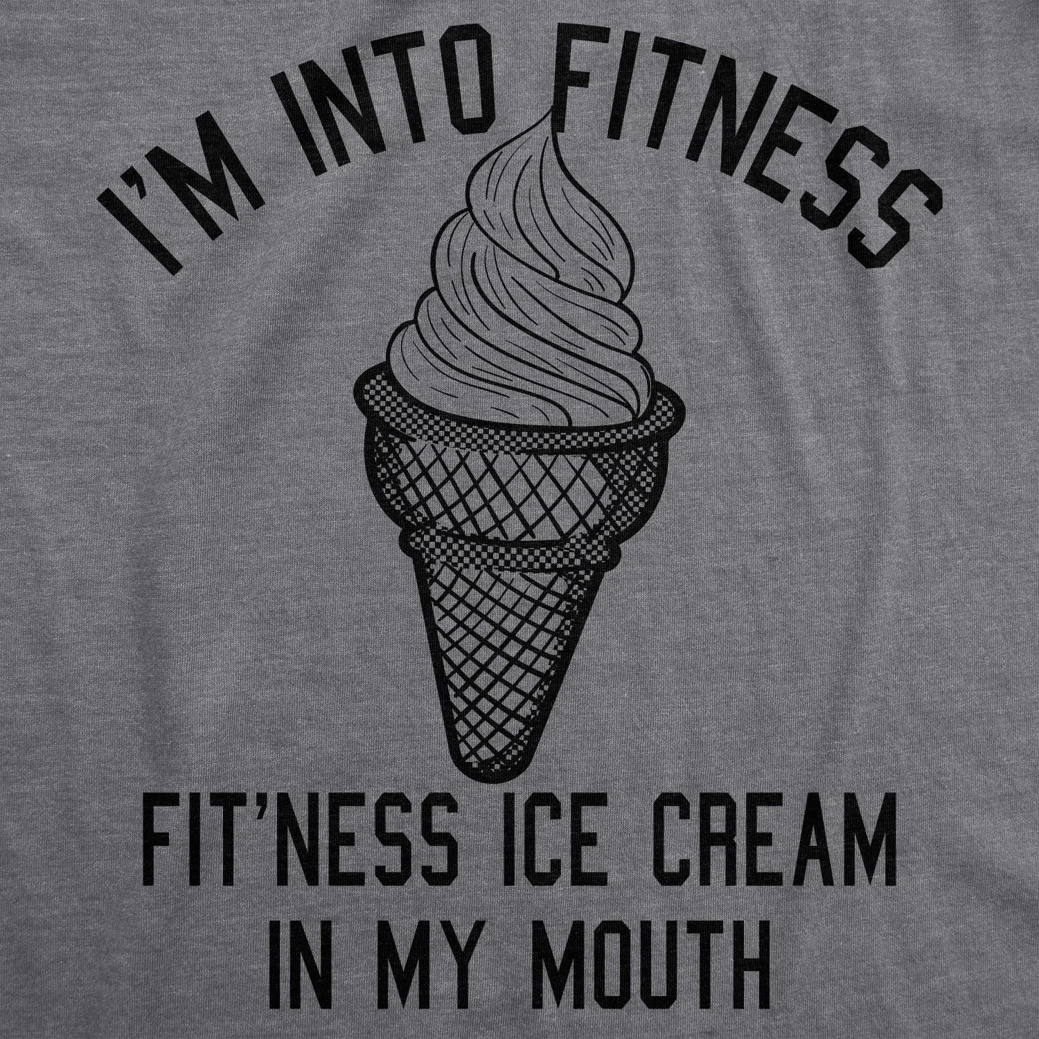 Fitness Ice Cream In My Mouth Men's T Shirt
