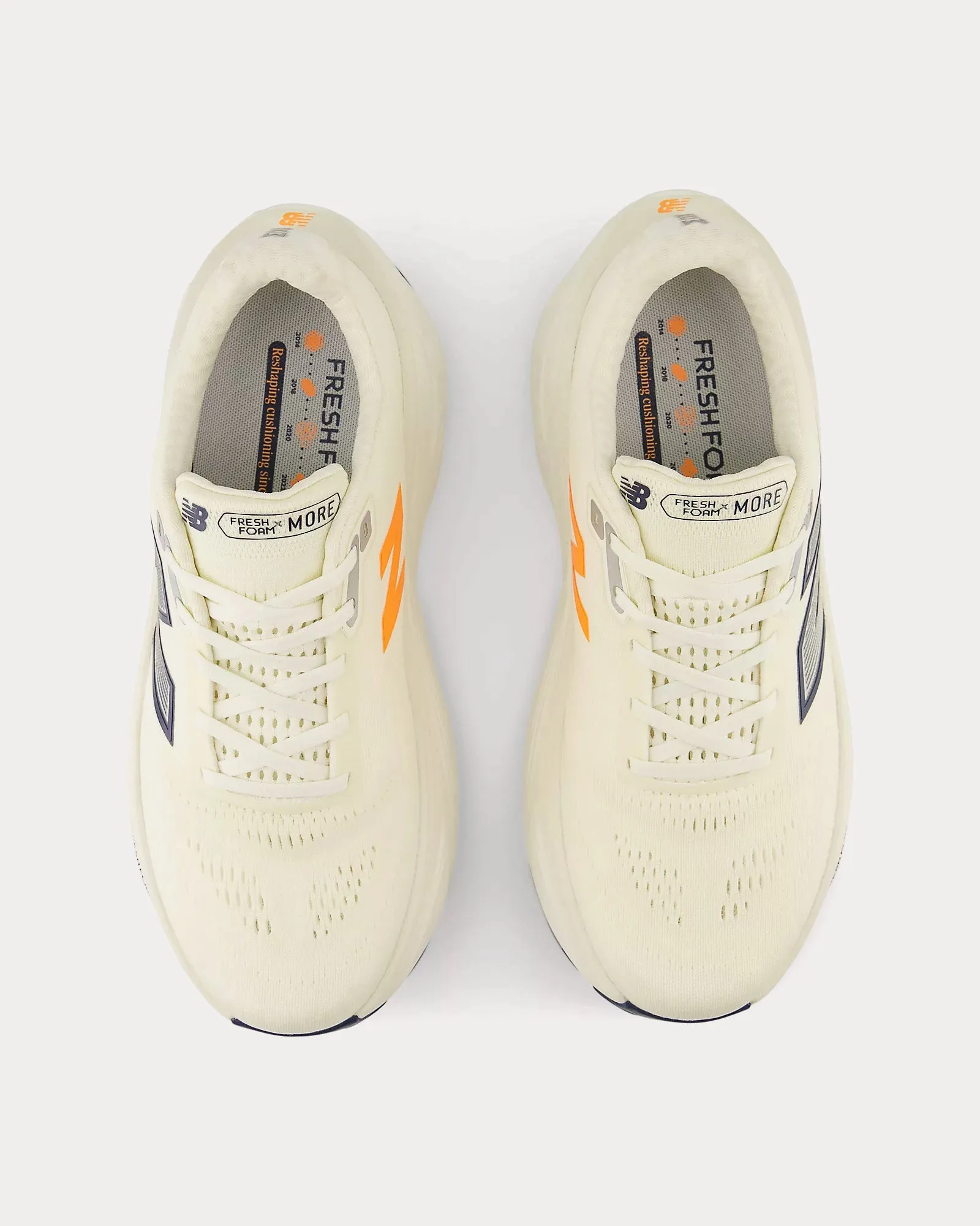 Fresh Foam X More v5 Angora / Sea Salt / Hot Mango Running Shoes