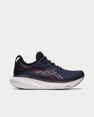 Gel-Nimbus 25 Midnight / Electric Red Running Shoes