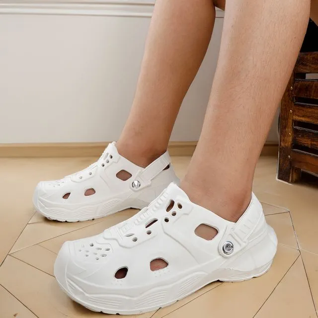 GIGANTIC Clogs For Men Sandals For Men magic white