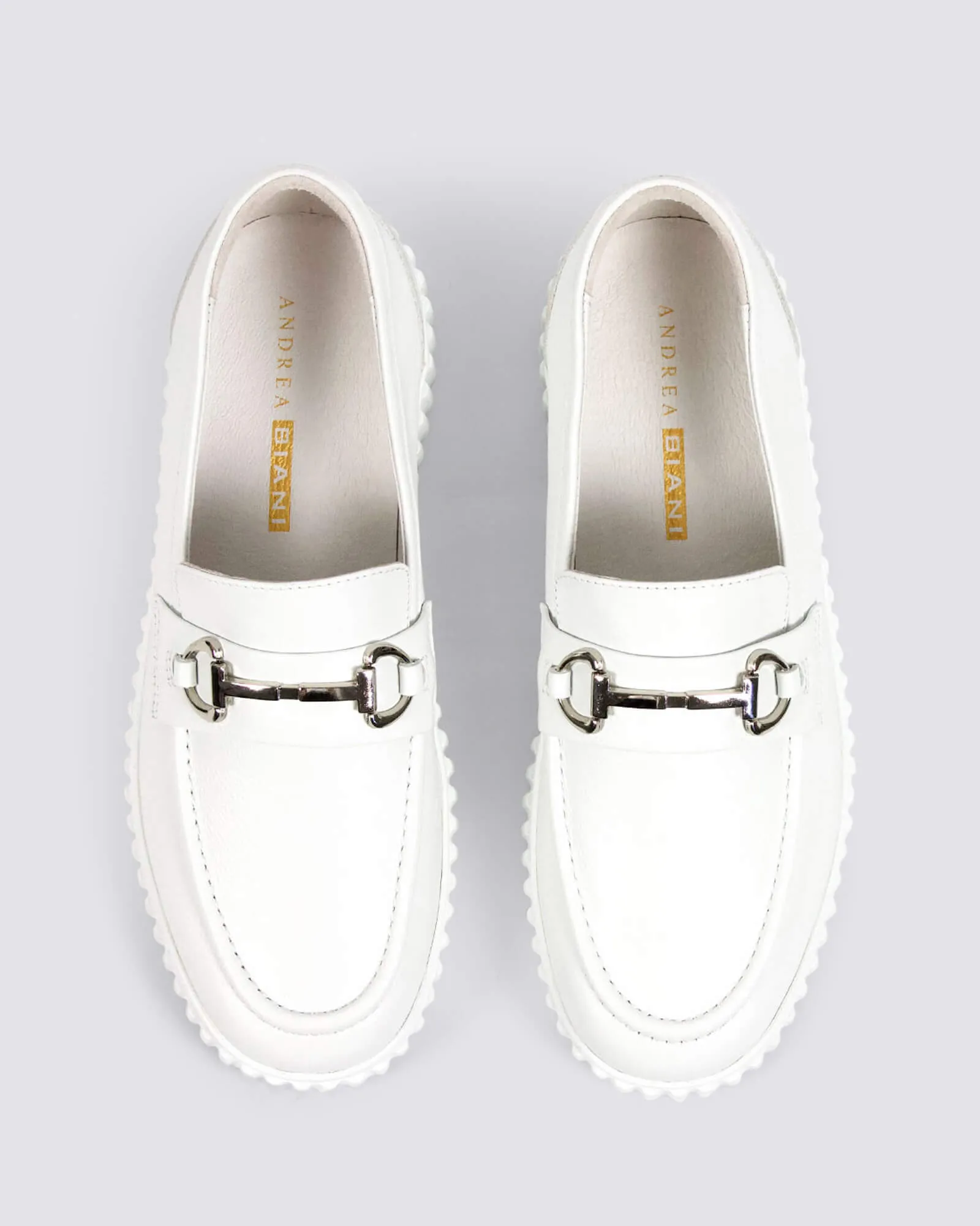 IQUE LOAFERS WHITE LEATHER