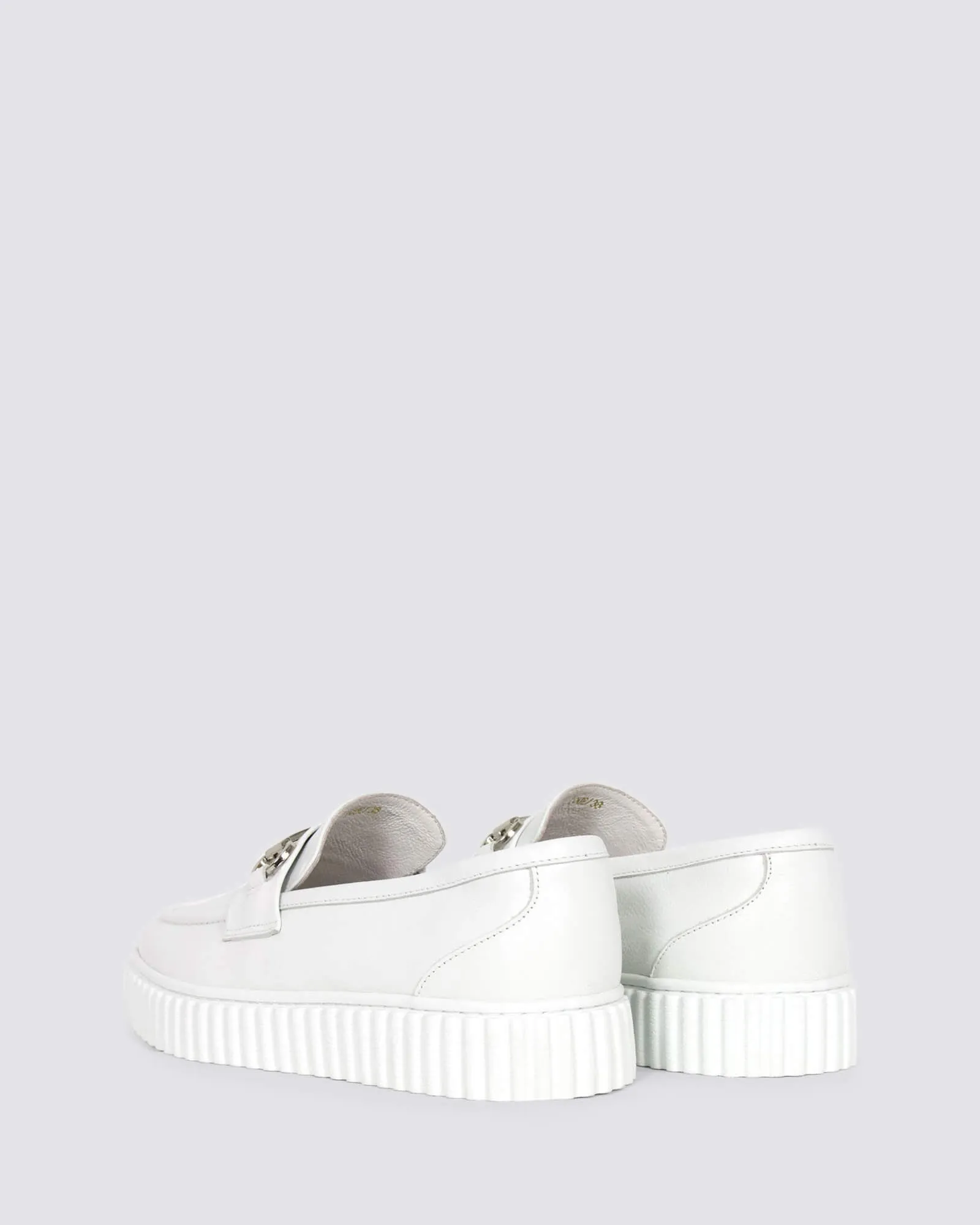 IQUE LOAFERS WHITE LEATHER