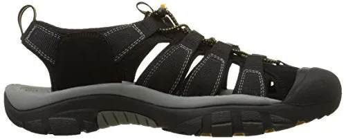 Keen Men's Newport H2 Sandal,Black,11 M US