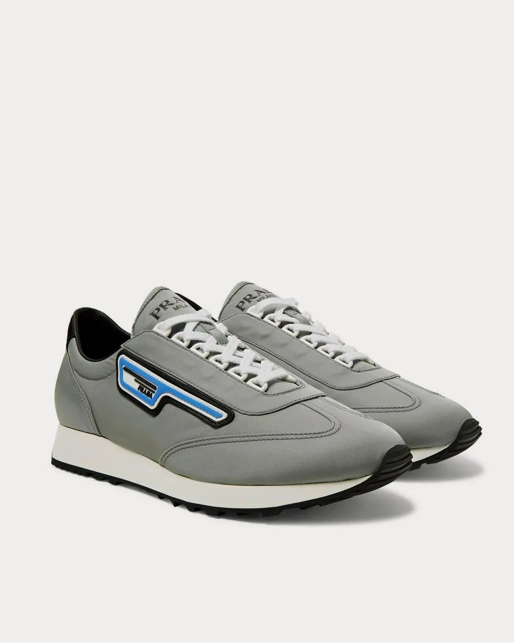 Milano 70 Rubber-Trimmed Nylon  Gray low top sneakers