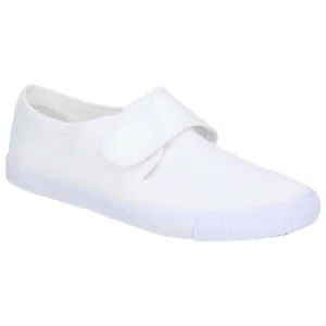 Mirak Boys Plimsolls - Velcro Boxed in White, 1-13