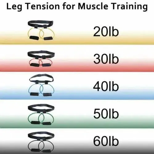 MultiFunction Fitness Resistance Bands for Butt Leg Muscle Training