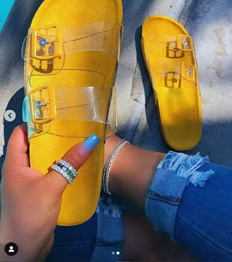 New Crystal Shoes Slippers Beach Shoes