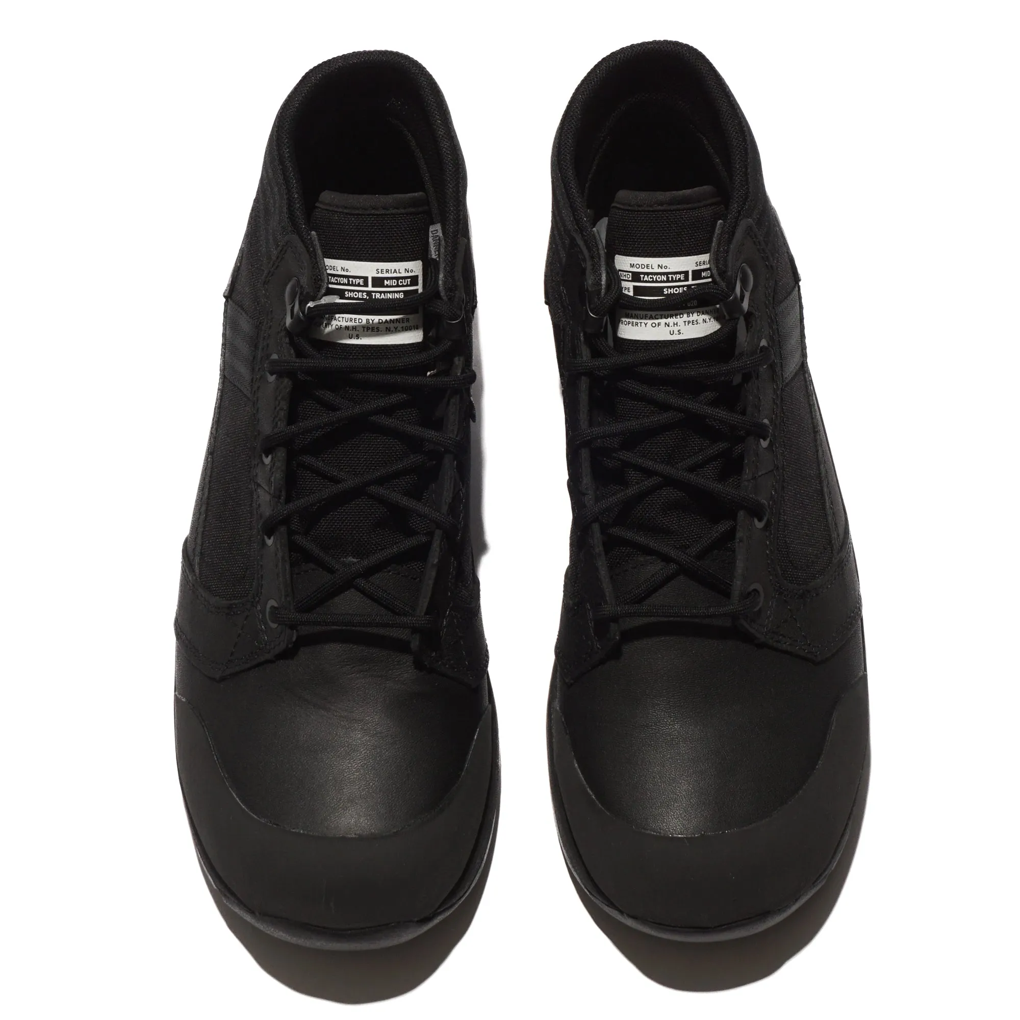 N.HOOLYWOOD X DANNER TRAINING SHOES "BLACK"