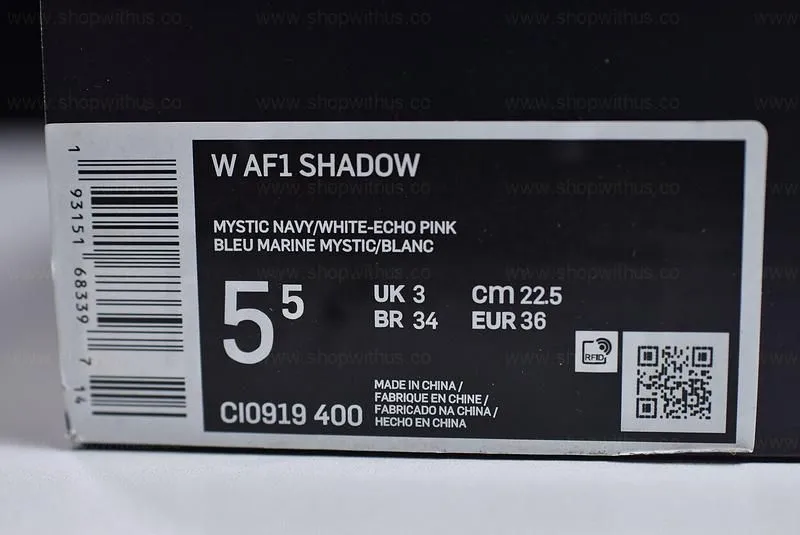NikeWMNS Air Force 1 AF1 - "Shadow"