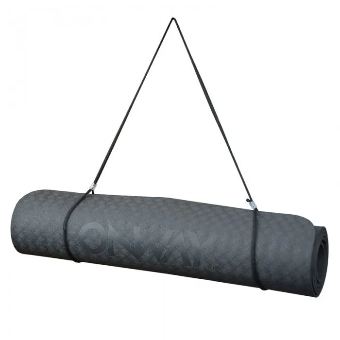 On Way Fitness tappetino per esercizi ginnici Trainng Mat 152x58cm nero