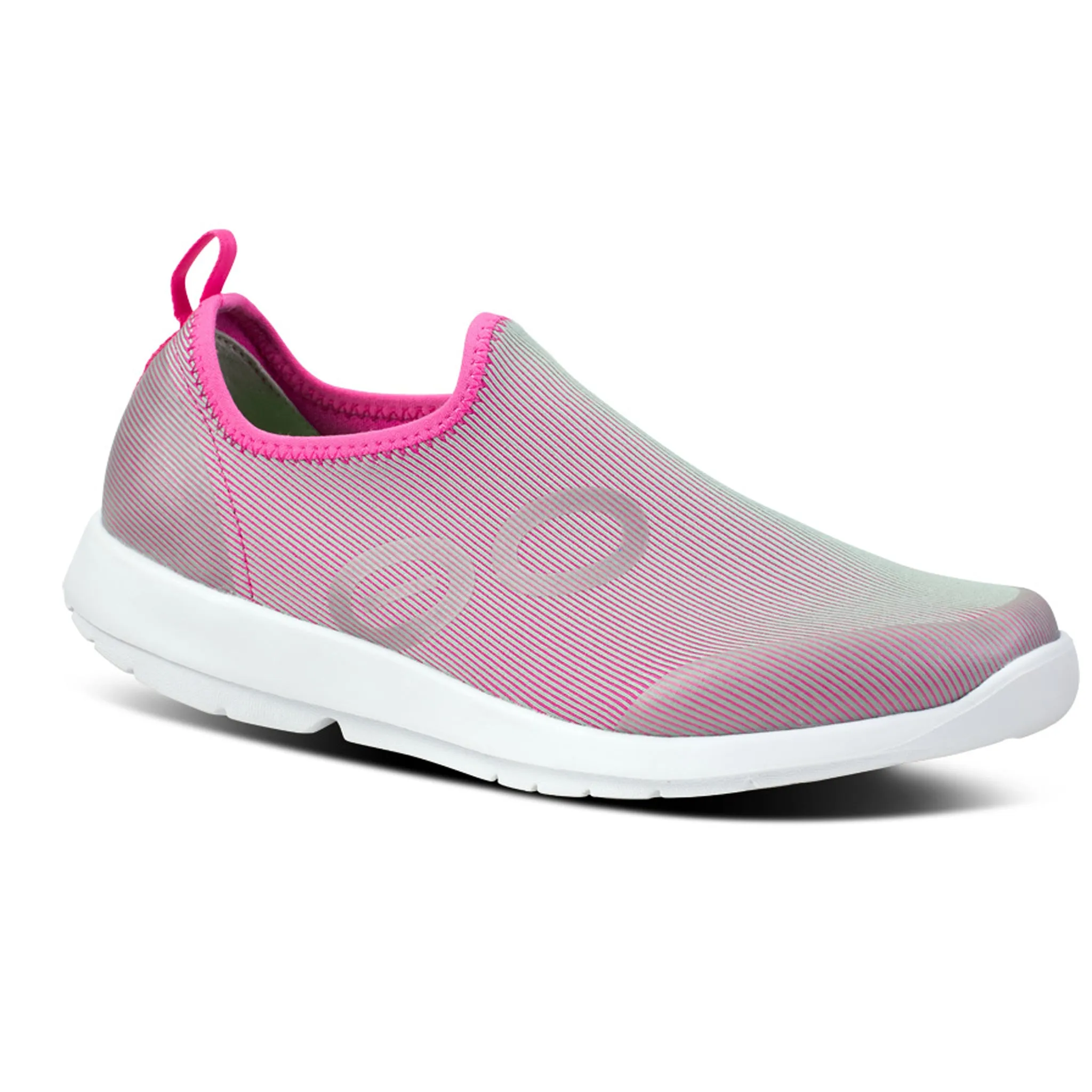 Oofos OOmg Sport Shoe Women's White Fuchia
