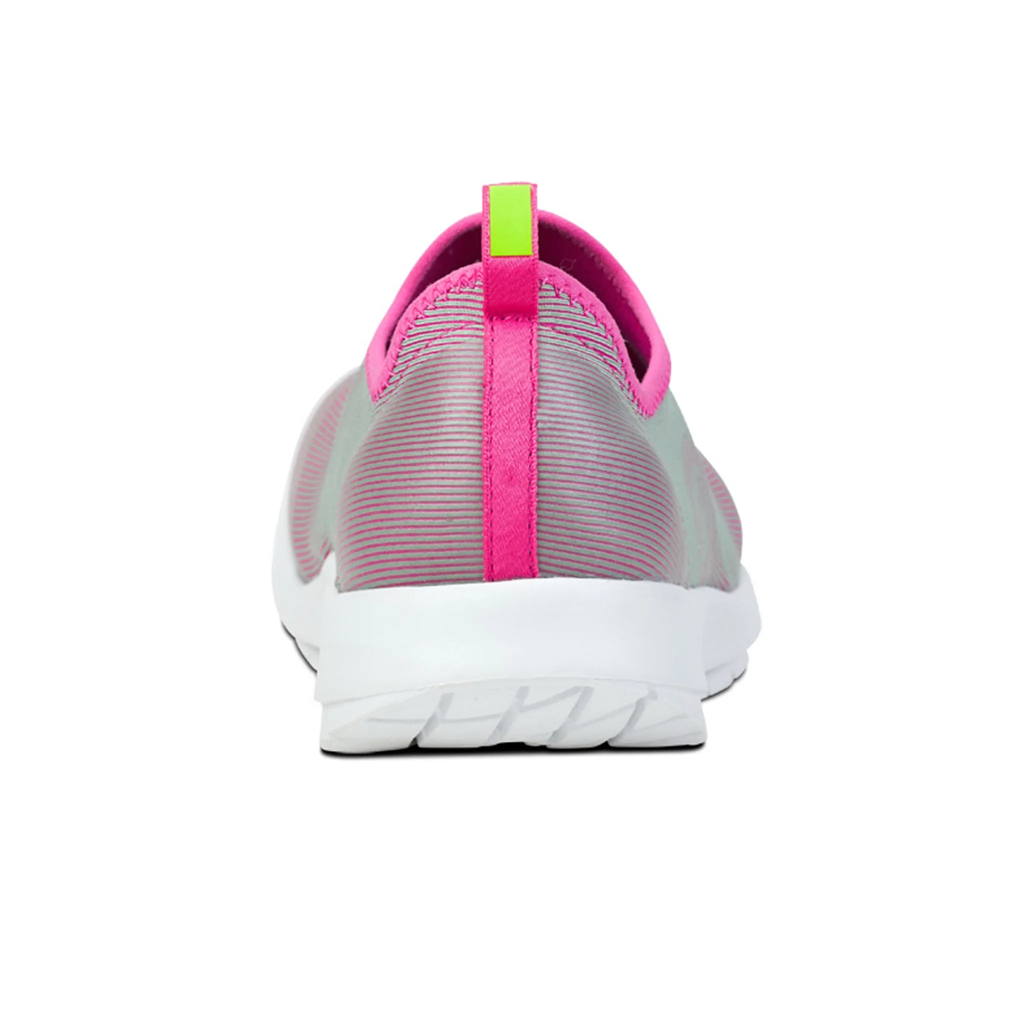 Oofos OOmg Sport Shoe Women's White Fuchia
