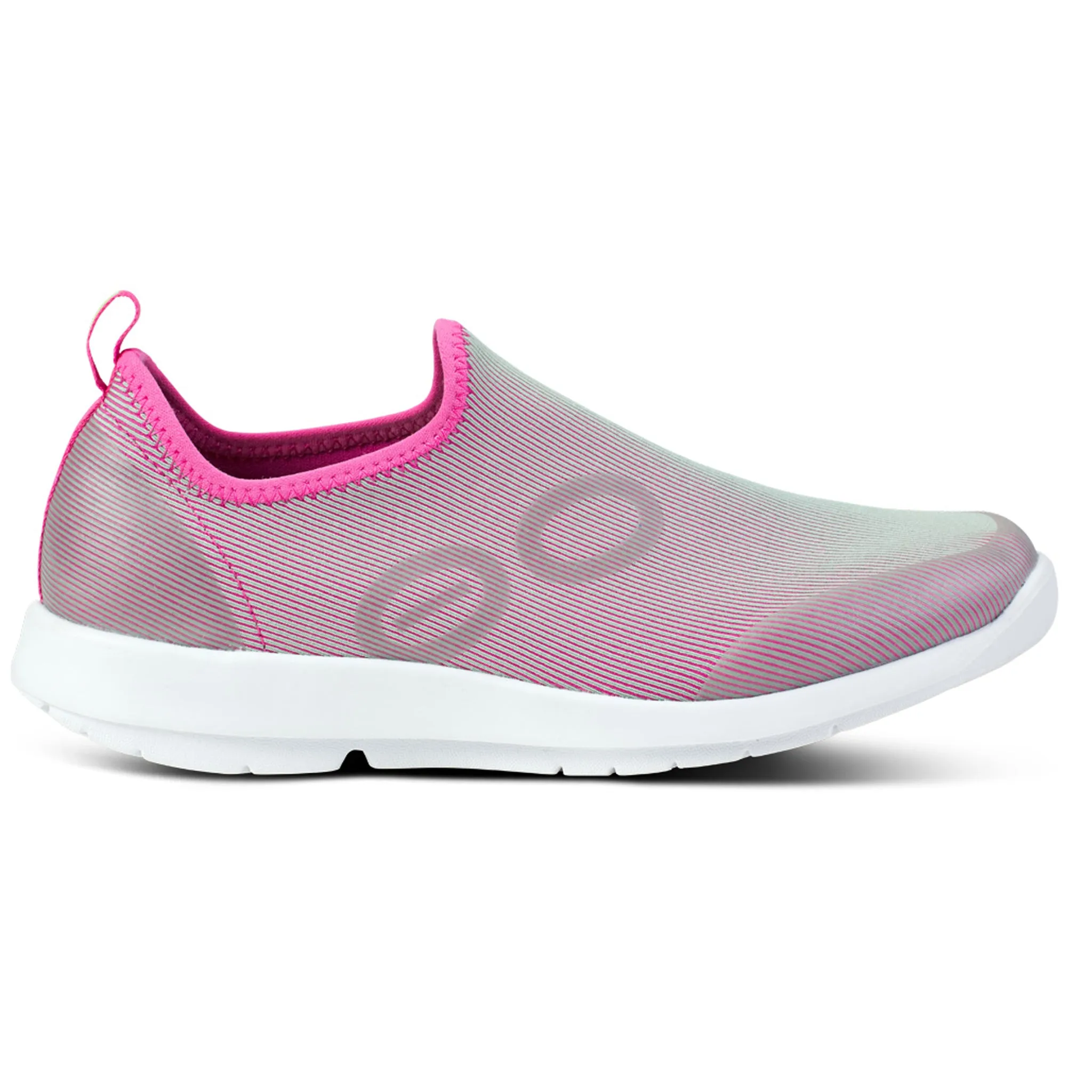 Oofos OOmg Sport Shoe Women's White Fuchia