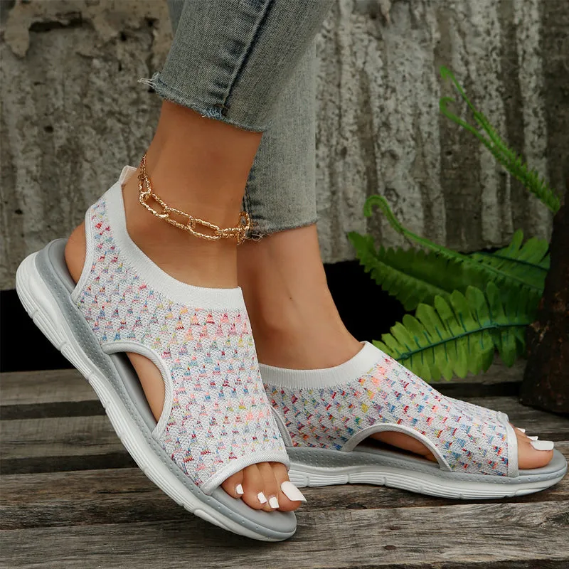 Premium Stretch Slingback Sports Sandals