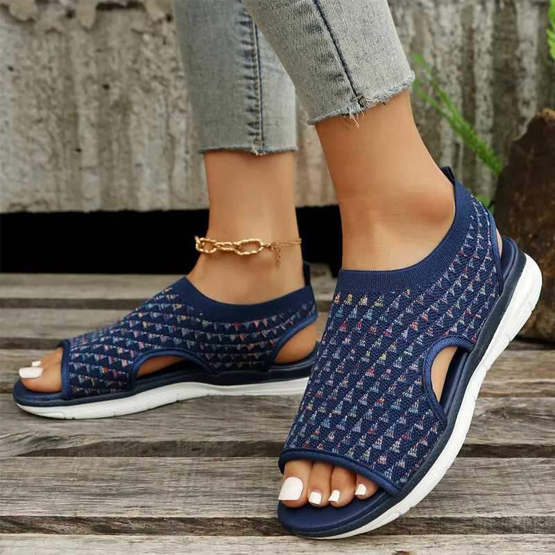 Premium Stretch Slingback Sports Sandals