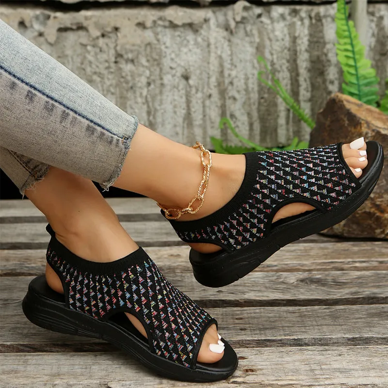 Premium Stretch Slingback Sports Sandals