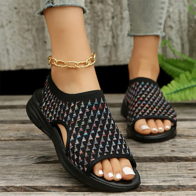 Premium Stretch Slingback Sports Sandals