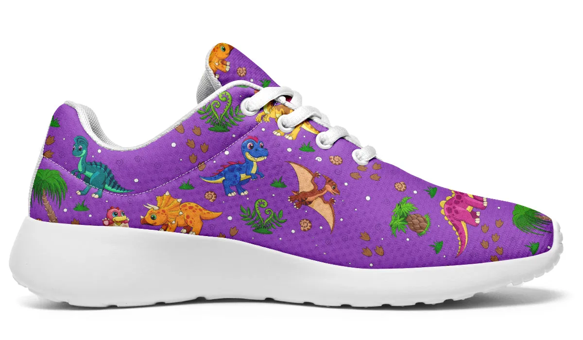 Purple Baby Dinos Sneakers