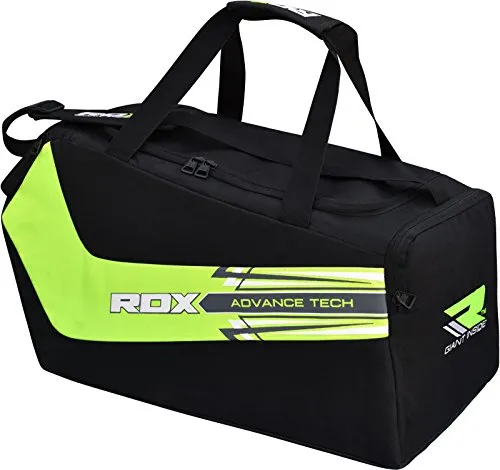 RDX Large Power Pack Duffle Gym Bag Carryon Travel Gym and Sports Equipment | Green Black