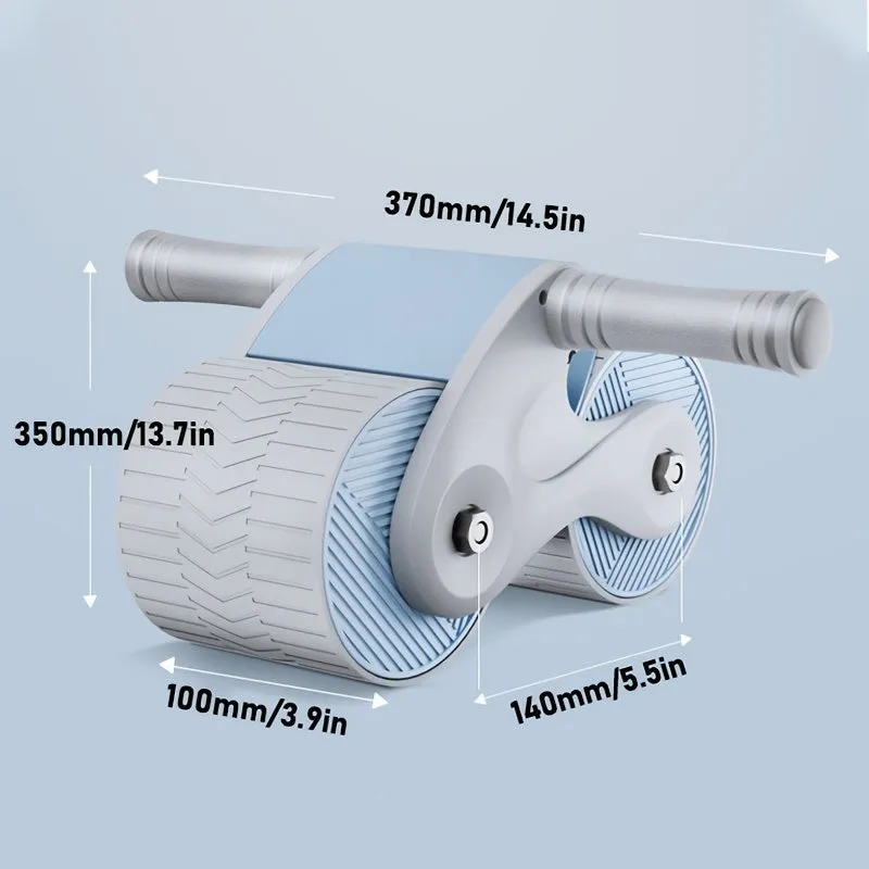 Rebound Abdominal Roller Wheel For Abdominal Exercise Fitness With Knee Mat