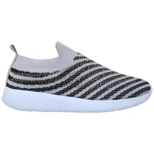 Rhinestone Strips Sneakers / Running Shoes