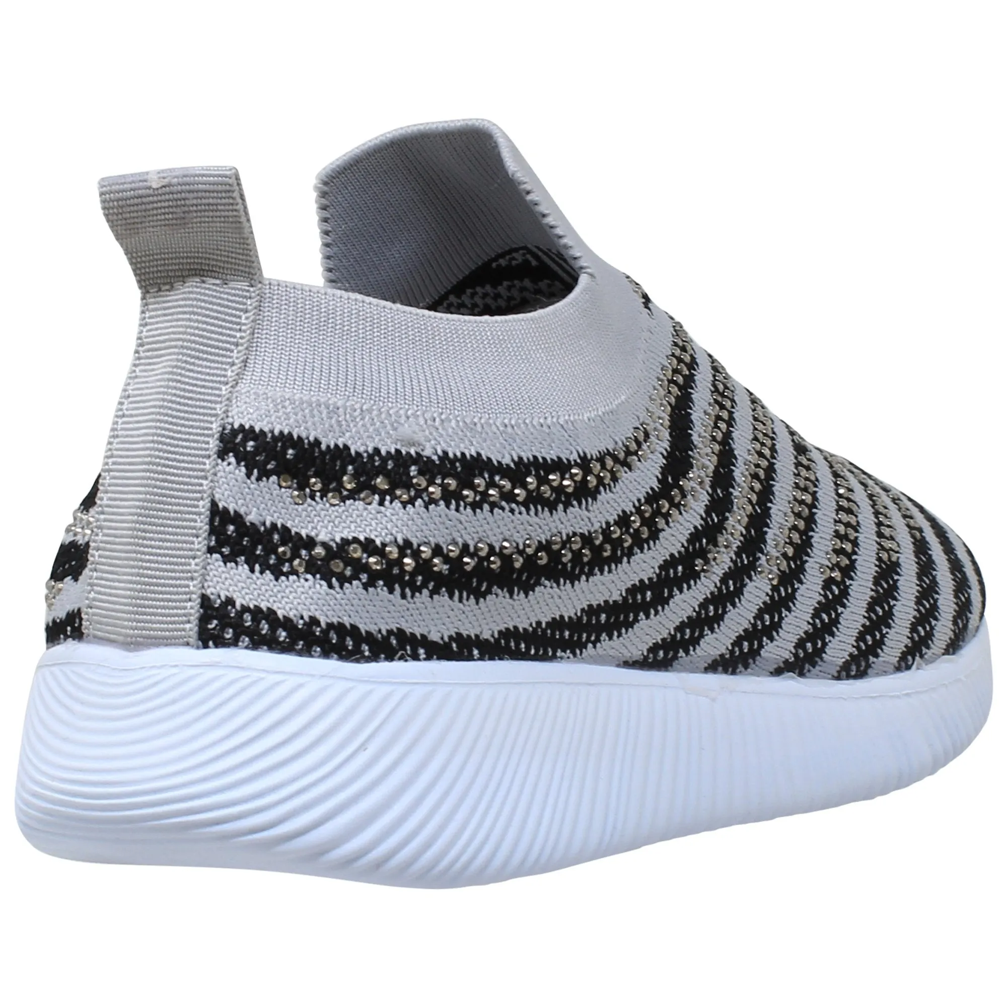 Rhinestone Strips Sneakers / Running Shoes