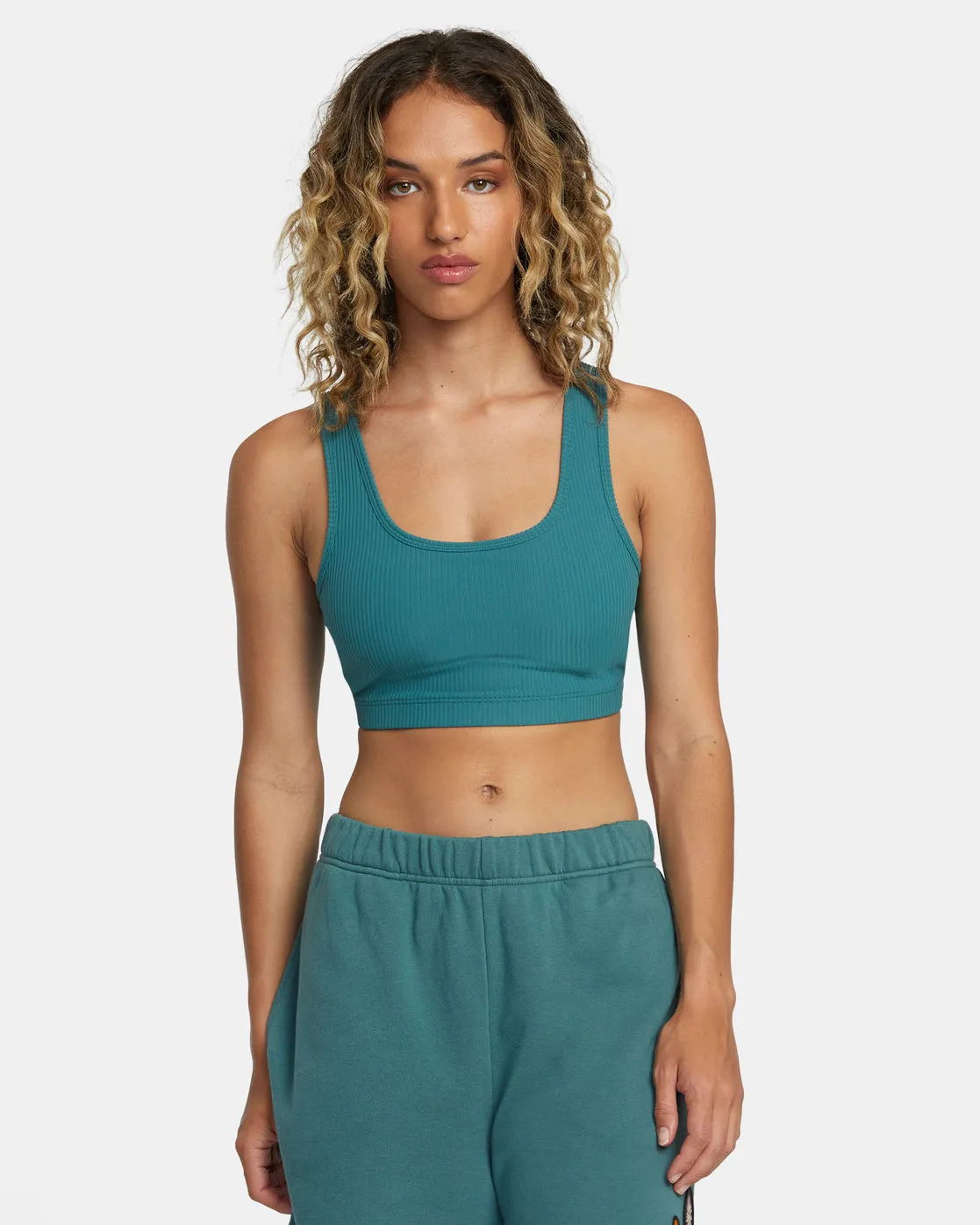 Rose Machado Sports Bra - Teal