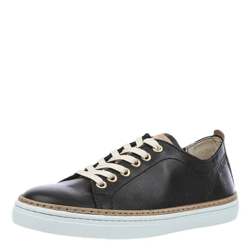 Silvermine Low Leather Black