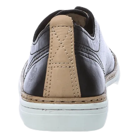 Silvermine Low Leather Black